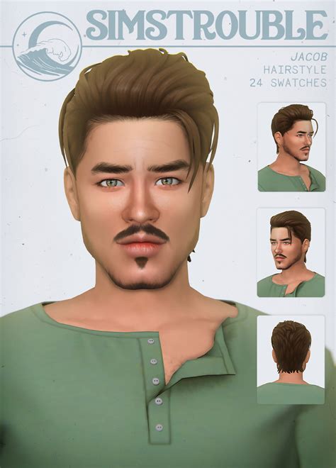 Simstrouble Jacob By Simstrouble Ive Made This Hair Months