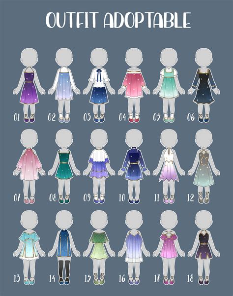 Closed Outfit Adopt 92 By Rosariy On Deviantart