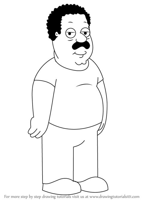 Cleveland, browns, nfl, football, coloring pages. Learn How to Draw Cleveland Brown from Family Guy (Family ...