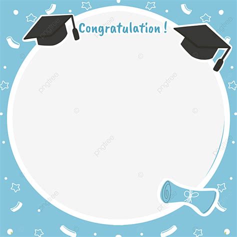 Congratulation Graduation Frame Twibbon 2021 School Social Media Png