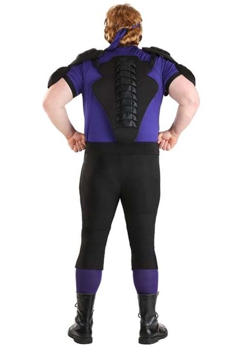 Plus Size Mens Dodgeball Purple Cobra Costume Movie Costumes