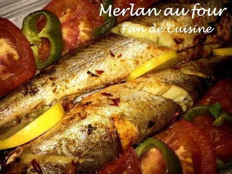 Merlan au four Fan de cuisine