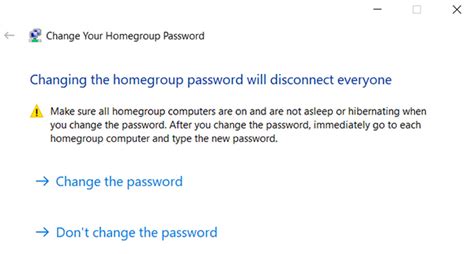 How To Find Or Change Homegroup Password On Windows 10