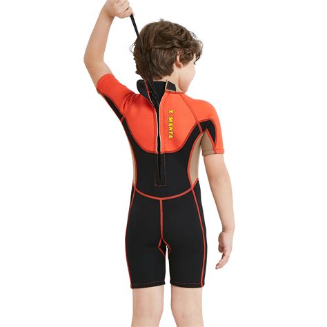 2018 New Design Short Sleeve Boy Wetsuits Swimwear Tianex