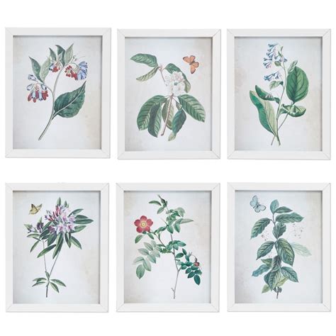 Set Of 2 Art Prints Wildflowers Printable Art Botanical Print Floral