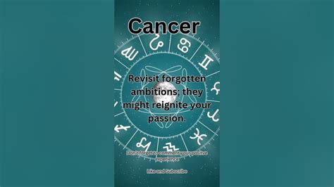 Cancer Daily Horoscope Youtube