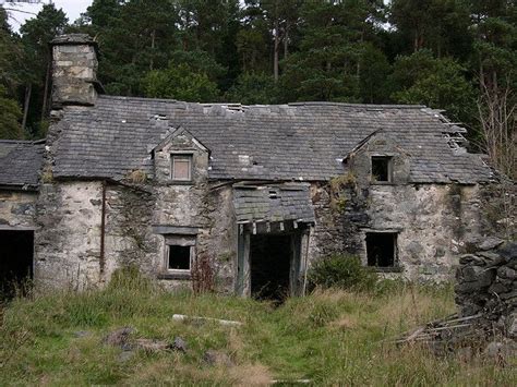 Derelict Farmhouse An Abandoned Farmhouse Near Betws Y Coed In