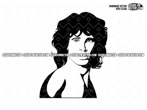 High Quality Vector Jim Morrison Svg Dxf Png Vectorency