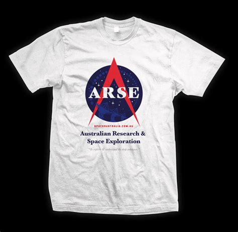 Launch Tee White Australian Research And Space Exploration