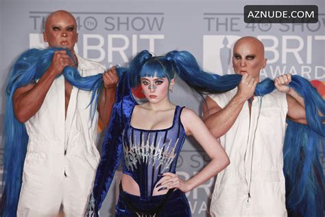 Ashnikko At The 40th Brit Awards At The O2 Arena In London England Aznude