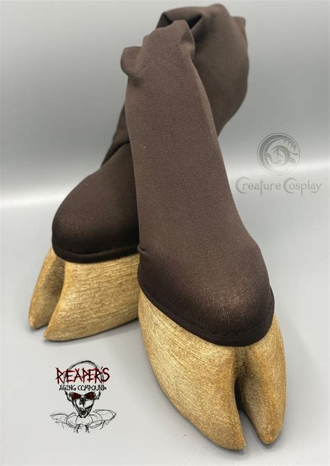 Cloven Hoof Shoes With Reapers Finish Etsy