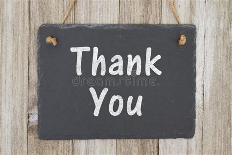 A Rustic Thank You Message Stock Image Image Of Thank 100584295