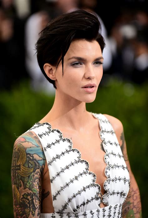 She was raised by a young, artistic single mother, whom she is close to and views as a role model. Ruby Rose at MET Gala in New York 05/01/2017