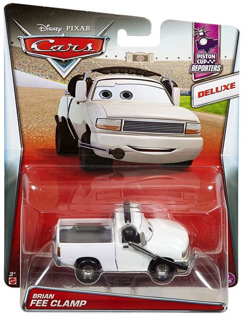 Disney Pixar Cars Cars Piston Cup Reporters Brian Fee Clamp 155 Deluxe