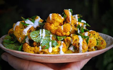 Roasted Cauliflower With Indian Spice And Yoghurt Sauce Indian Spices