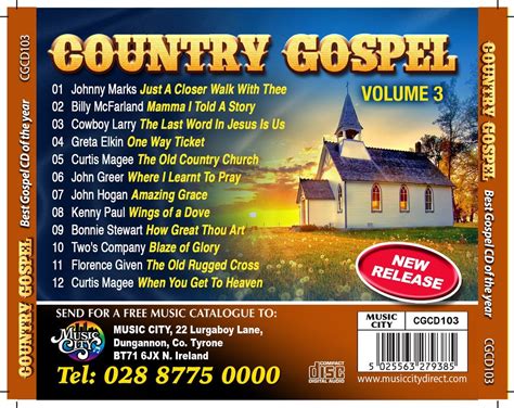 Country Gospel Volume 3 Cd Music City