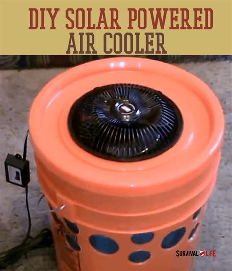 Swamp coolers only make use of a fan, pump, and water to provide you with cooler air. How to Make a Solar-powered Air Cooler | Survival Life