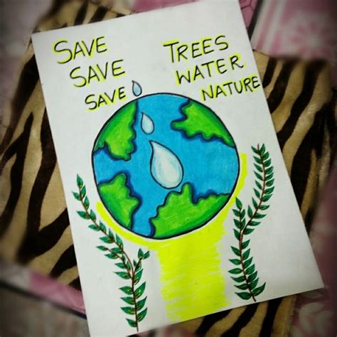 Pin Oleh Kanwaljeet Kaur Di Save Trees Seni Buku Seni Poster