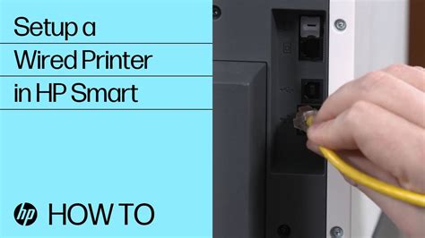 Set Up A Wired Network Hp Printer Using Hp Smart Hp Printers Hp