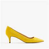 Yellow Low Heels