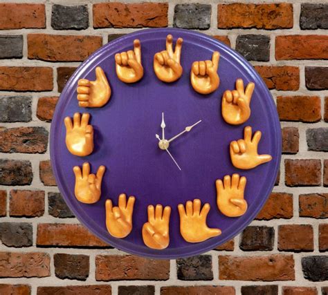 Would you like to write a review? Sign Language Wall Clock