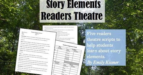 Emilys Enrichment Corner Story Elements Readers Theatre