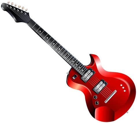 Red Electric Guitar Png Image For Free Download