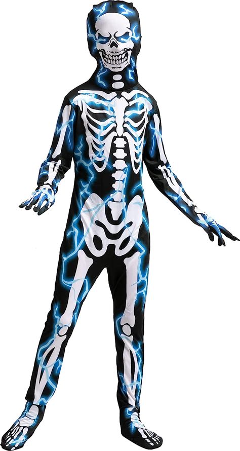 Buy Spooktacular Creations Lightning Skeleton Costume For Boys