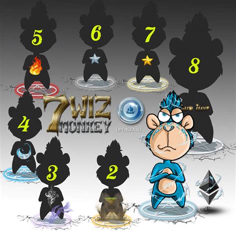 7 Wizard Monkey Collection Opensea
