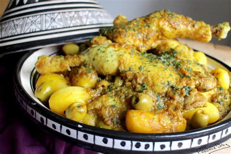 Le tajine de poulet aux olives vertes