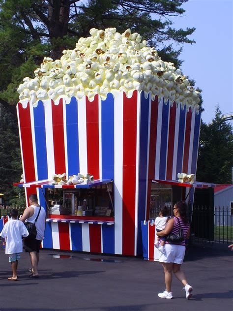 Popcorn Stand Popcorn Shop Carnival Food Vintage Carnival Kiosk