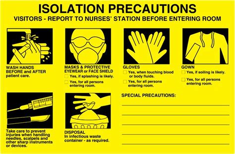 Isolation Precaution Labels 8 X 5 14 United Ad Label