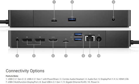 Buy Dell Wd19 130w Docking Station With 90w Power Delivery Usb C