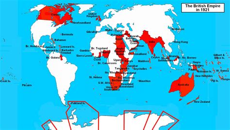 The British Empire Map المرسال