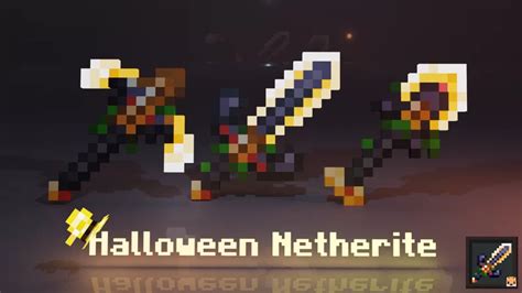 Halloween Netherite Java And Bedrock Minecraft Texture Pack