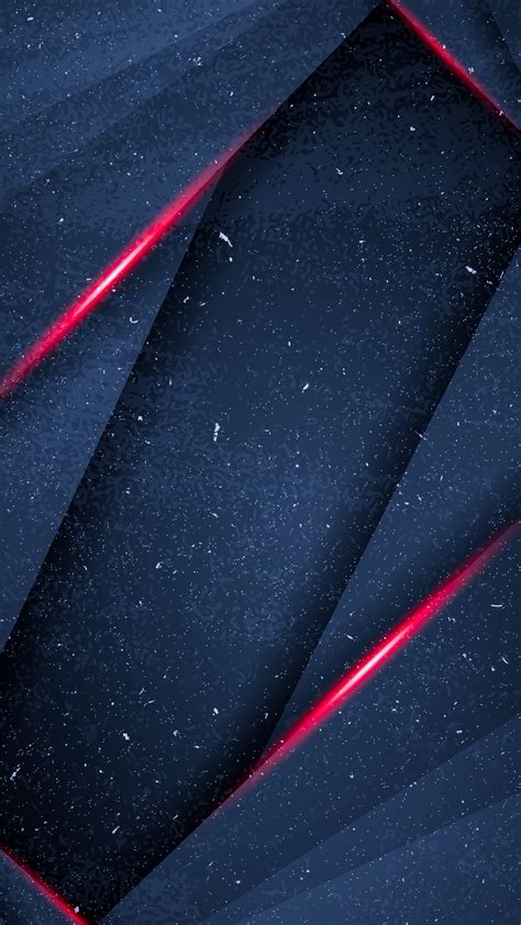 A Dark Blue Background With Red Lines On It