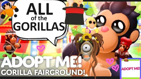 🎪🦍 All New Gorillas With Pet Wear Gorilla Fairground Update