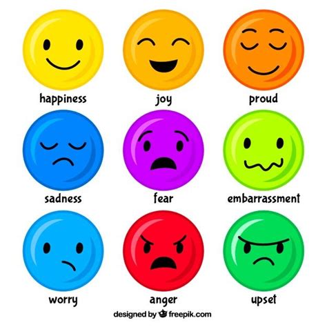 Mood Emoticons Free Vector Free Vector Freepik Freevector Icon Cute Face Icons Emotion