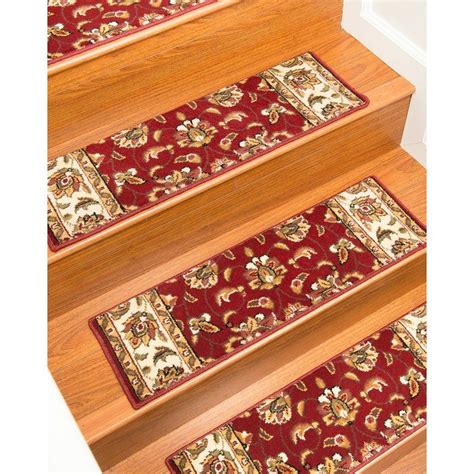 Not adequately covering stairs can cause accidents and subsequent. Wildon Home® Stellar Red Stair Tread & Reviews | Wayfair ...