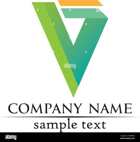 V Logo Corporate Design Vector V Letters Business Logo And Symbols