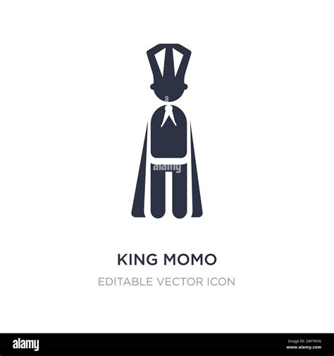 King Momo Icon On White Background Simple Element Illustration From