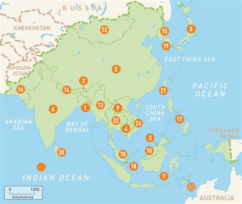 Asian Political Map Diagram Quizlet