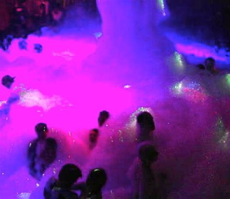 No one was in the pool. Glow Foam Party | Foam party, Neon pool parties, Neon party