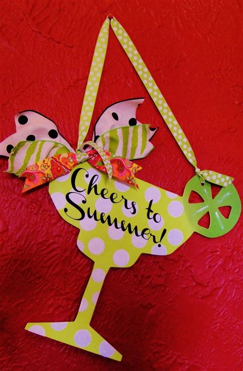 Fabulous New For Summer Metal Doorhangingthink Margaritaville You Choose Colors And