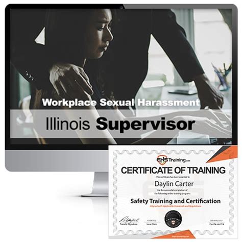 sexual harassment in the workplace online training illinois supervisor