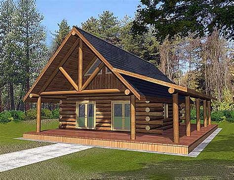 Have questions about a cabin? Plan W35212GH 1 Bedroom 1 Bath Log Cabin Plan