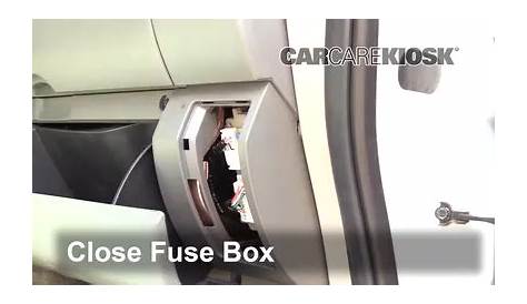 Interior Fuse Box Location: 2005-2019 Nissan Frontier - 2013 Nissan