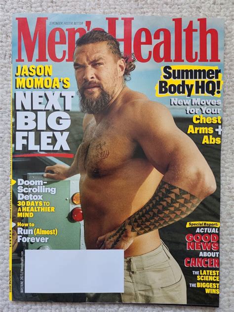 Men S Health Magazine May June 2023 Jason Momoa S Next Big Flex Ebay