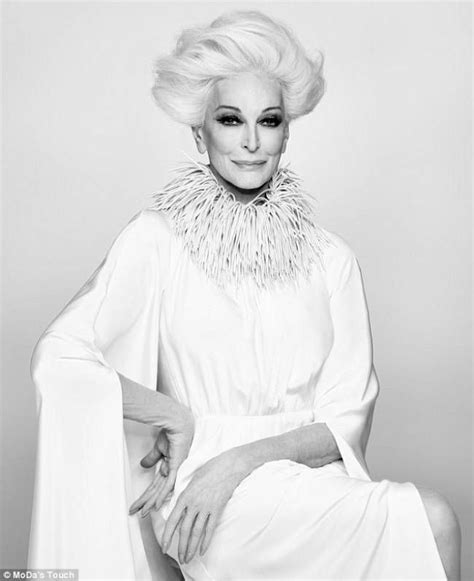Year Old Worlds Oldest Working Supermodel Carmen Dellorefice In