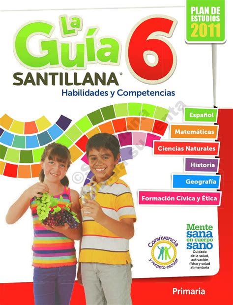 Catálogo de libros de educación básica. Guia 6 grado | Libro de español, Guia santillana, Maestros